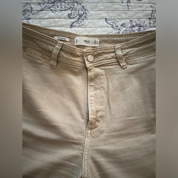 Mango Catherine jeans in tan size 6 - Picture 4 of 8